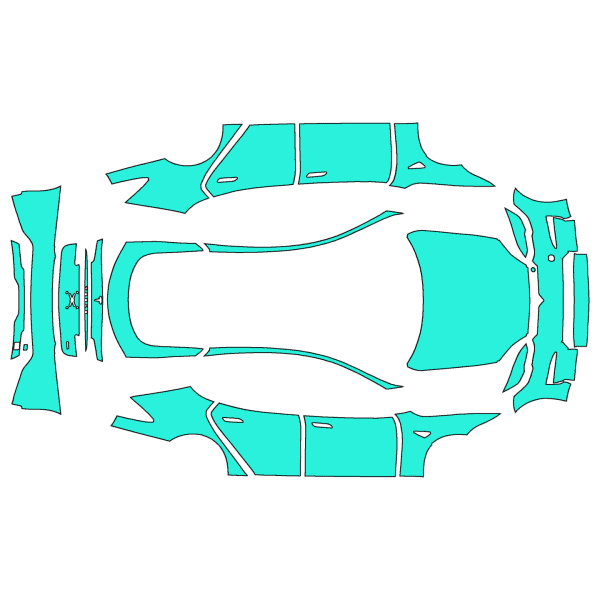 2021 - 2023 Tesla Model S Full Vehicle Wrap