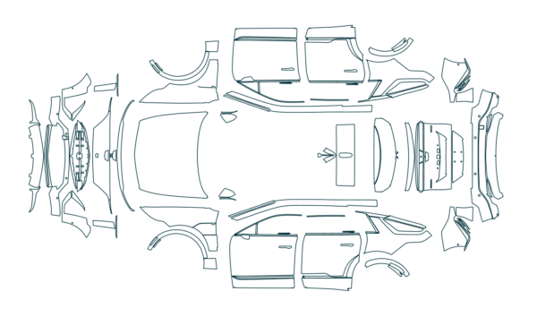 2024-2025 Cadillac Lyriq Precut Paint Protection Kit - Full Vehicle Wrap