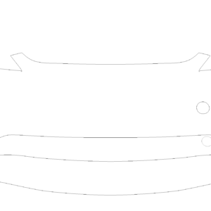2024-2025 Tesla Model 3 Performance Front Bumper - Paint Protection Film (No Sensors)