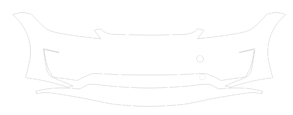 2024-2025 Tesla Model 3 Performance Front Bumper - Paint Protection Film (No Sensors)