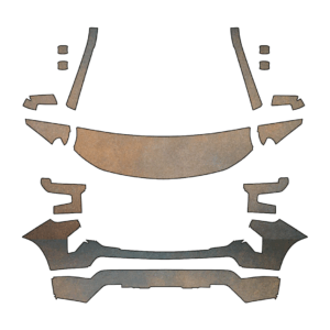 2022-2025 Chevrolet Silverado 1500 WT Custom DIY Precut PPF Kit - Partial Front