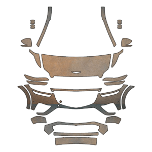 2022-2025 Genesis GV70 Sport DIY Precut PPF Kit - Partial Front