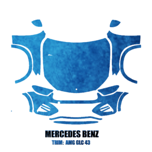 2024-2026 Mercedes Benz GLC Coupe 43 AMG DIY Precut PPF Kit - Full Front - Paint Protection Film