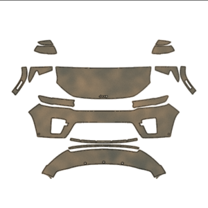 2026-2027 Jeep Grand Wagoneer DIY Precut PPF Kit - Partial Front - Paint Protection Film