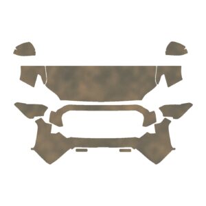 2024-2026 Toyota Tacoma Painted Fender Flares DIY Precut PPF Kit - Partial Front - Paint Protection Film