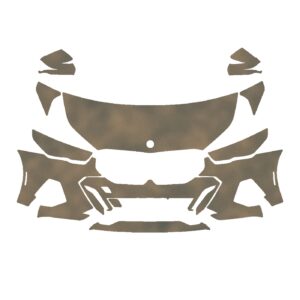 2024-2027 BMW 5 Series 530i xDrive M Sport DIY Precut PPF Kit - Partial Front - Paint Protection Film