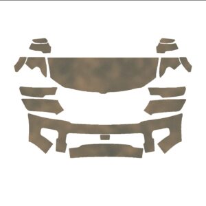 2021-2026 RAM 1500 Big Horn / Laramie / Limited / Longhorn / Sport DIY Precut PPF Kit - Partial Front - Paint Protection Film