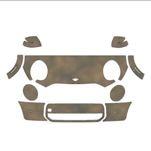 2025-2026 MINI Cooper S 2 Door / 4 Door DIY Precut PPF Kit - Partial Front - Paint Protection Film