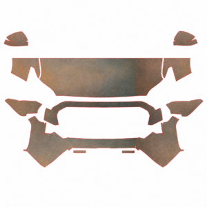 2024-2026 Toyota Tacoma All Trims DIY Precut PPF Kit - Partial Front - Paint Protection Film